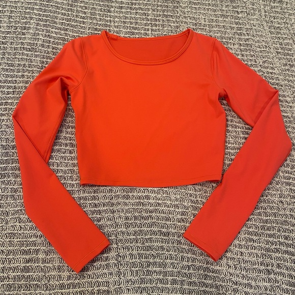 Lululemon Wunder Train Cropped Long Sleeve - Picture 2 of 5